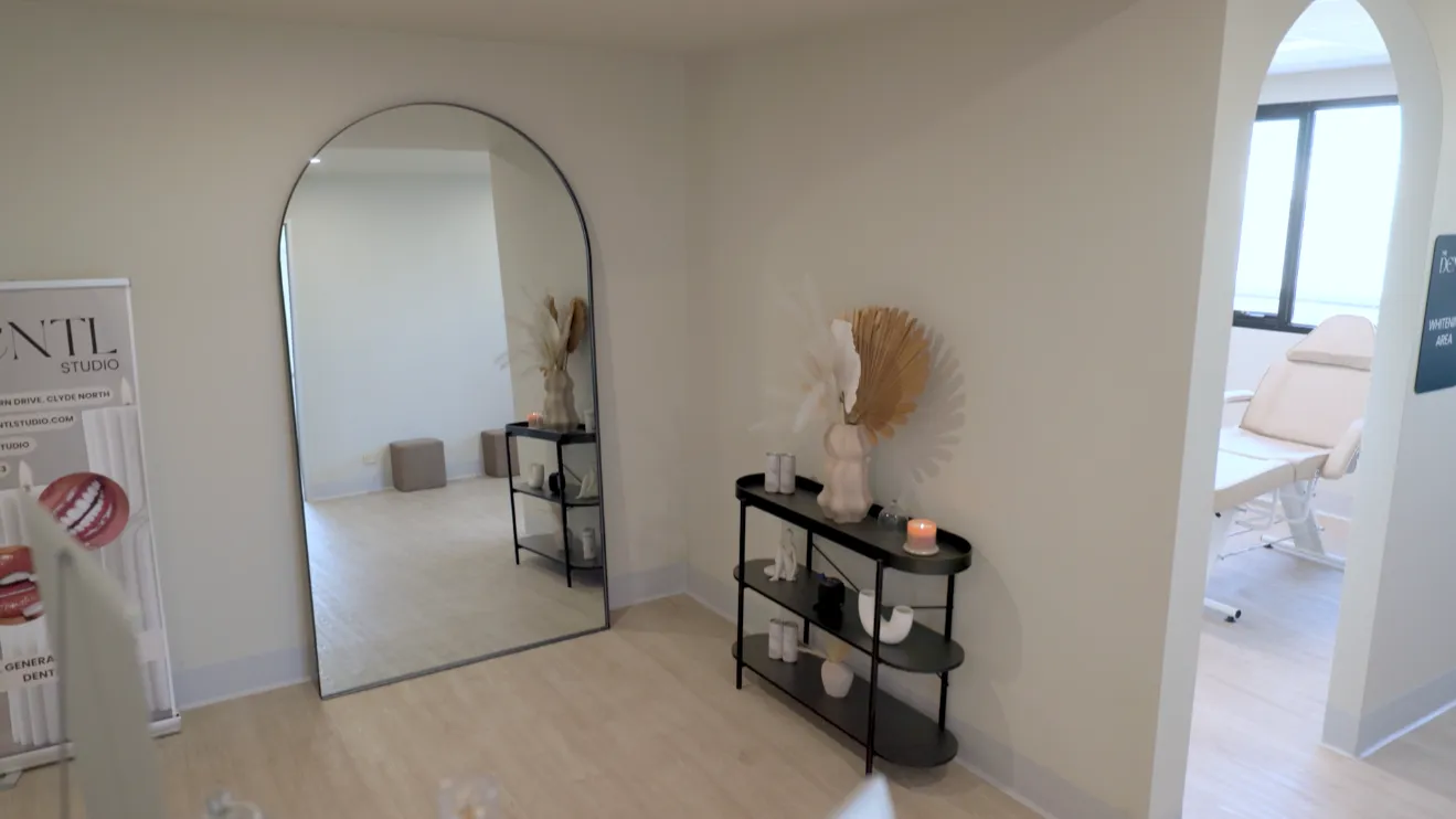 Inside of the dentl studio